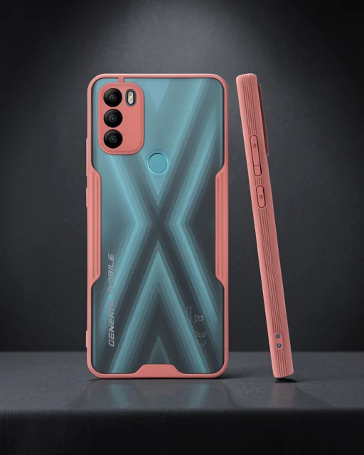 General Mobile Gm 21 Plus Kılıf Platin Silikon - Pembe