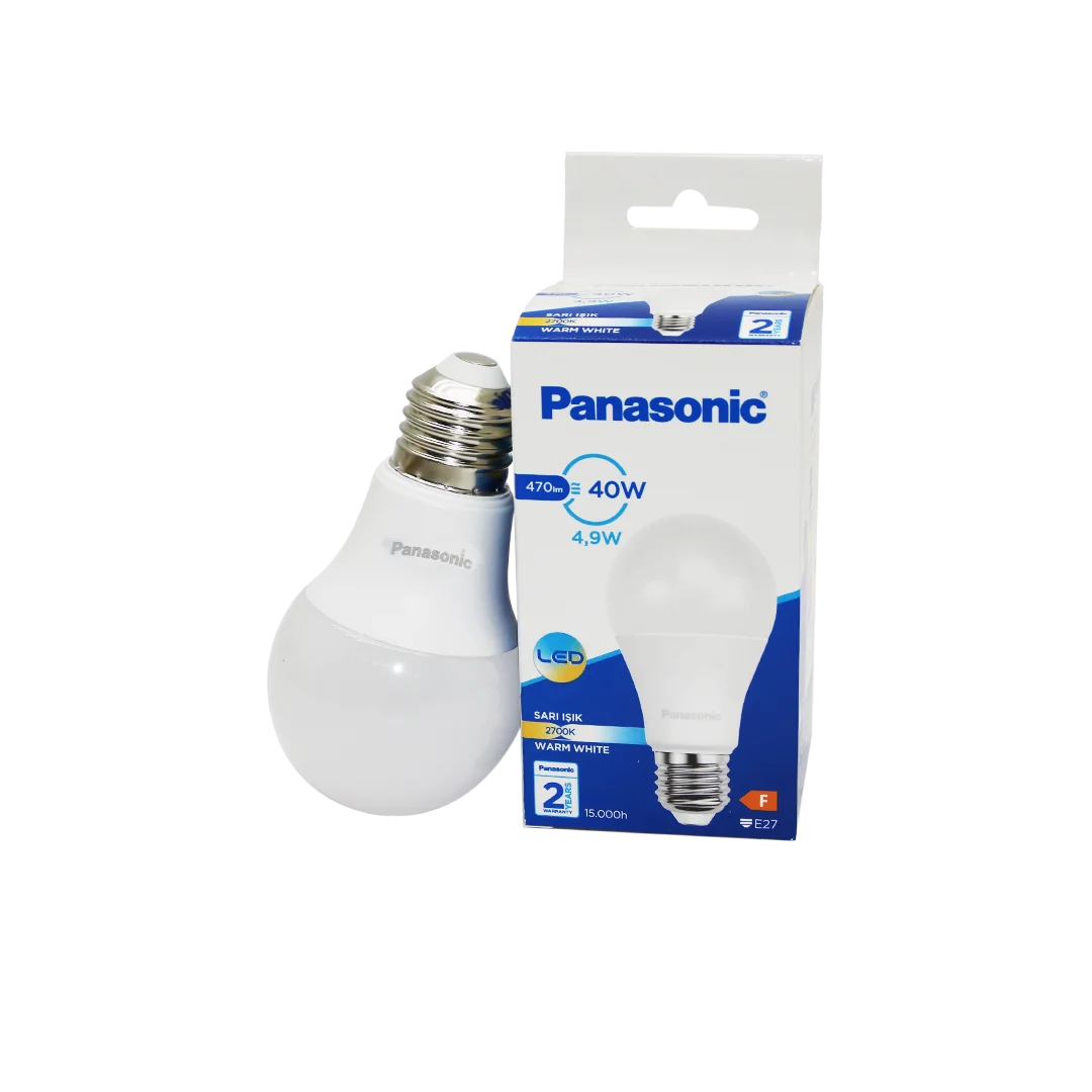 LED Ampul E27 Warm White 4.9W 470lm