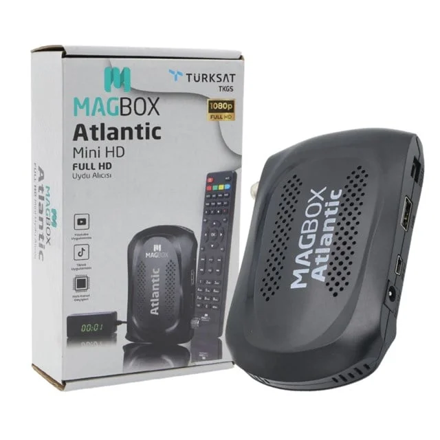 Magbox Atlantic Display Gözlü Tkgs’li 1080P Full HD Mini Uydu Alıcısı görsel 4