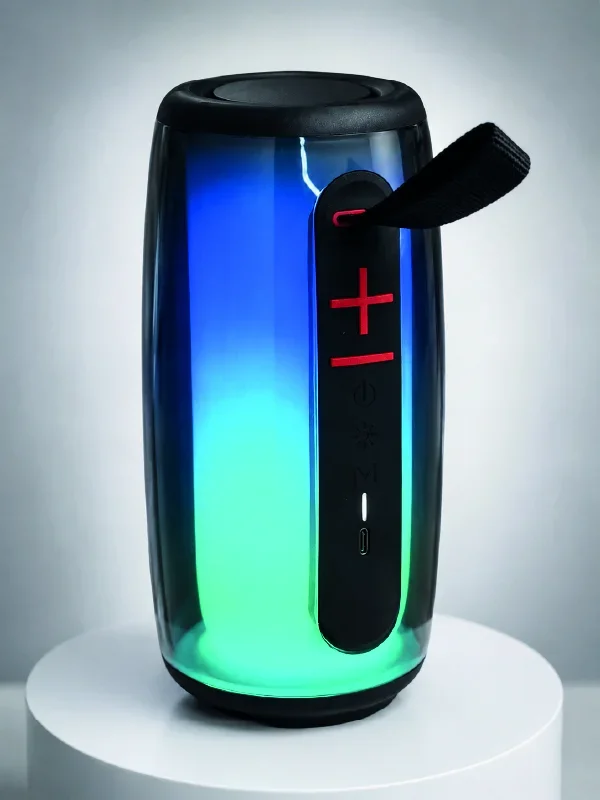 RGB Aydınlatmalı Kablosuz Bluetooth Hoparlör USB Bellek TF Kart Destekli görsel 5