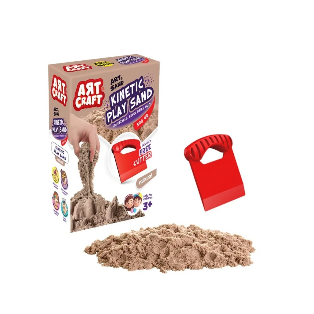 03685 NessiWorld AKSESUARLI NATUREL KİNETİK OYUN KUMU 500 GR