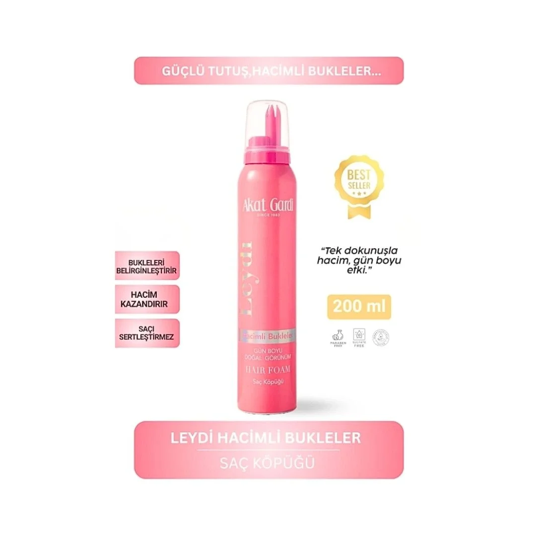 Pembe Saç Köpüğü 200 ml görsel 2
