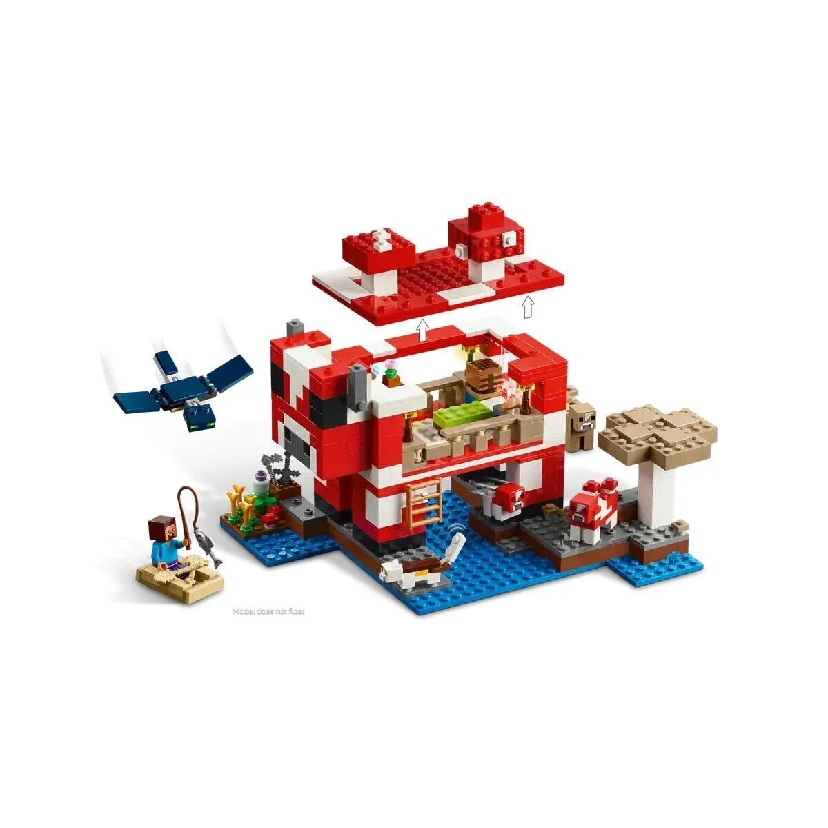 21270 Lego Minecraft Mooshroom Evi 500 parça +8 yaş görsel 2