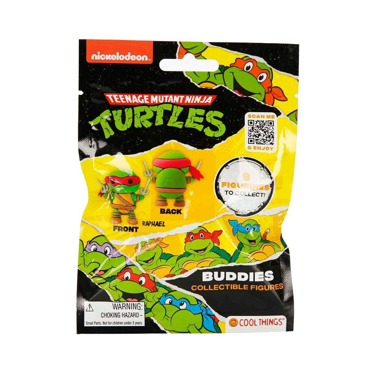 1020345 SUN-ITG-CLT-3D Figür N Turtles Buddıes Sürpriz Paket Nınj 36D görsel 4