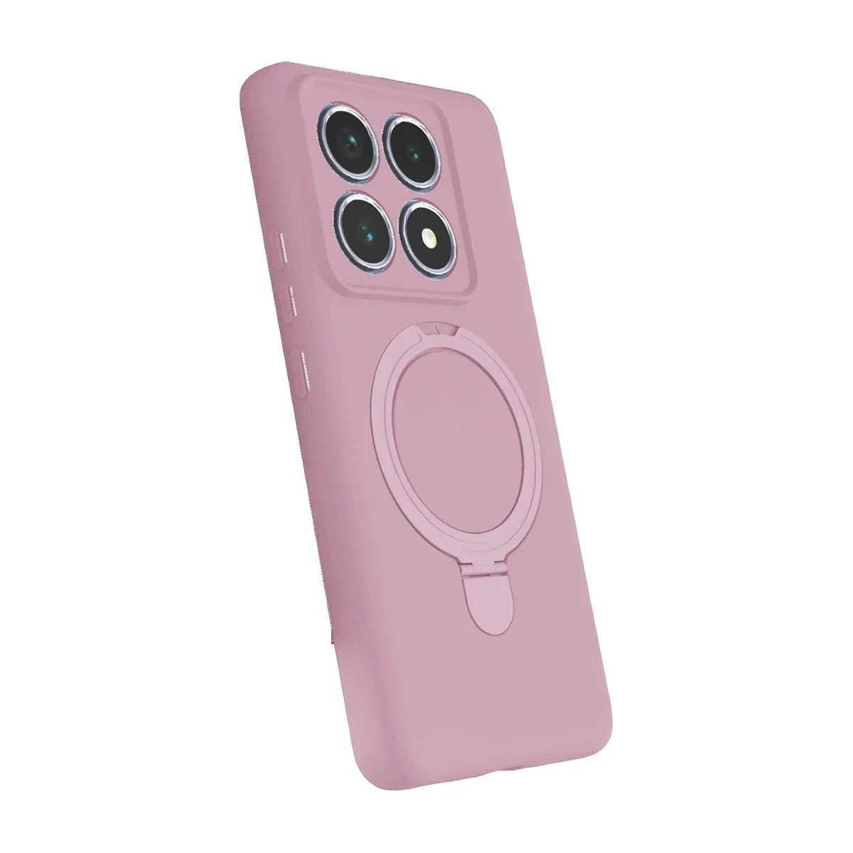 Xiaomi Mi 14T Pro Regal Magsafe Standlı Kapak - Açık Pembe görsel 2
