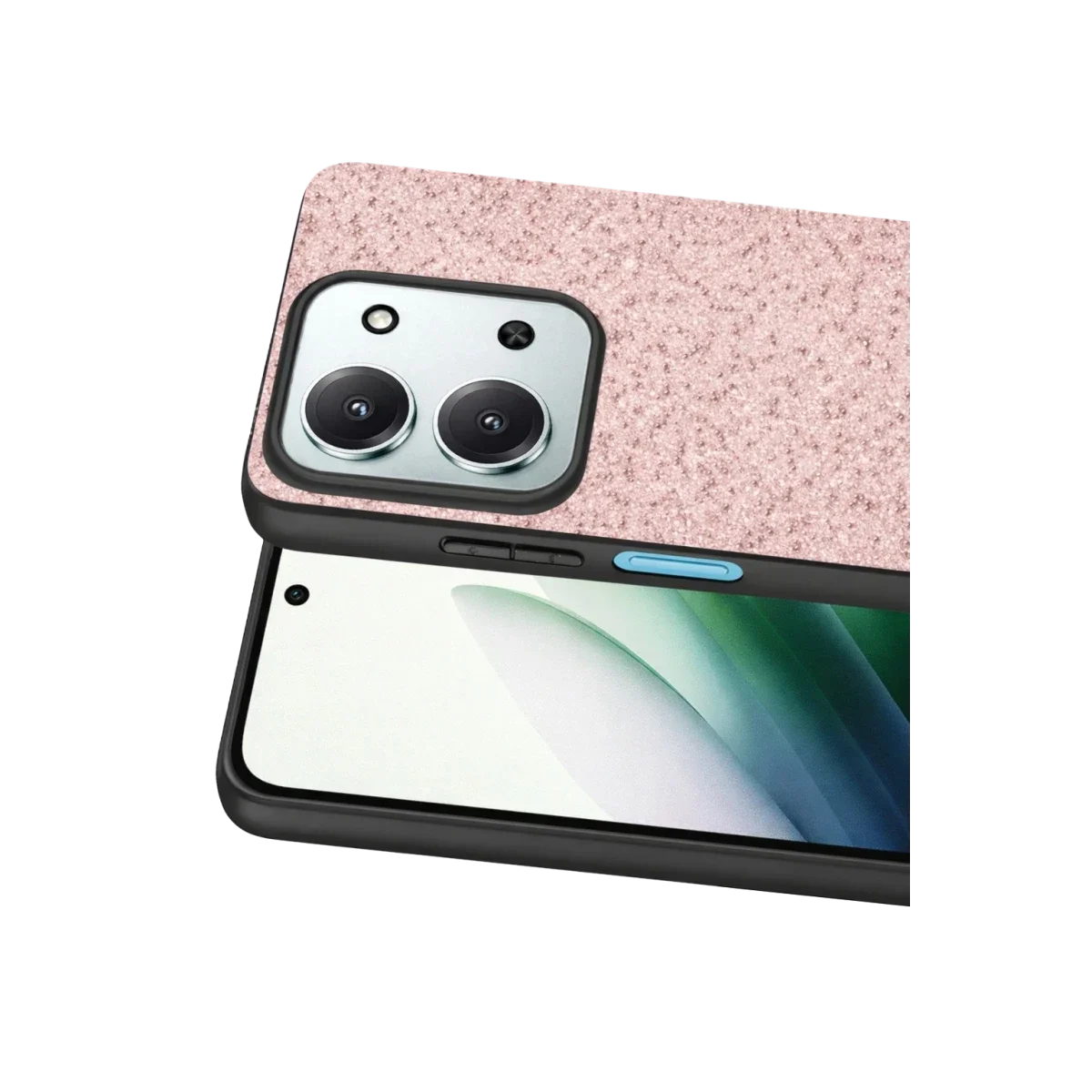 Onegif Xiaomi Redmi 15C 4G Bright Simli Kapak - Pembe görsel 2
