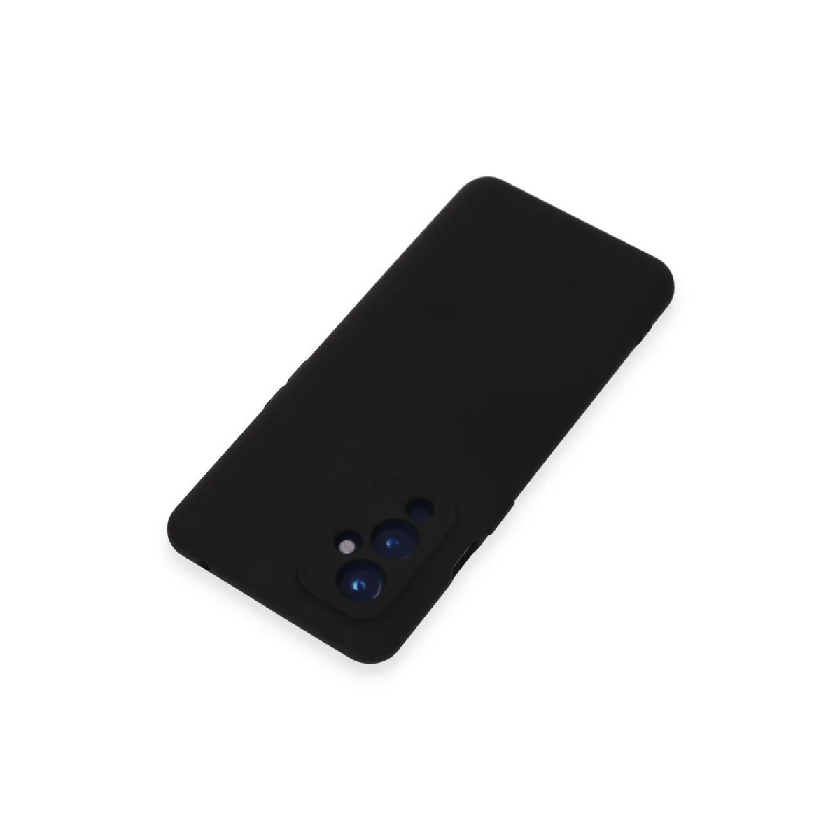 One Plus 9 Kılıf Nano İçi Kadife Silikon - Siyah görsel 3