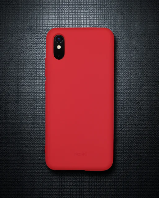 Xiaomi Redmi 9a Kılıf Nano İçi Kadife Silikon - Sarı