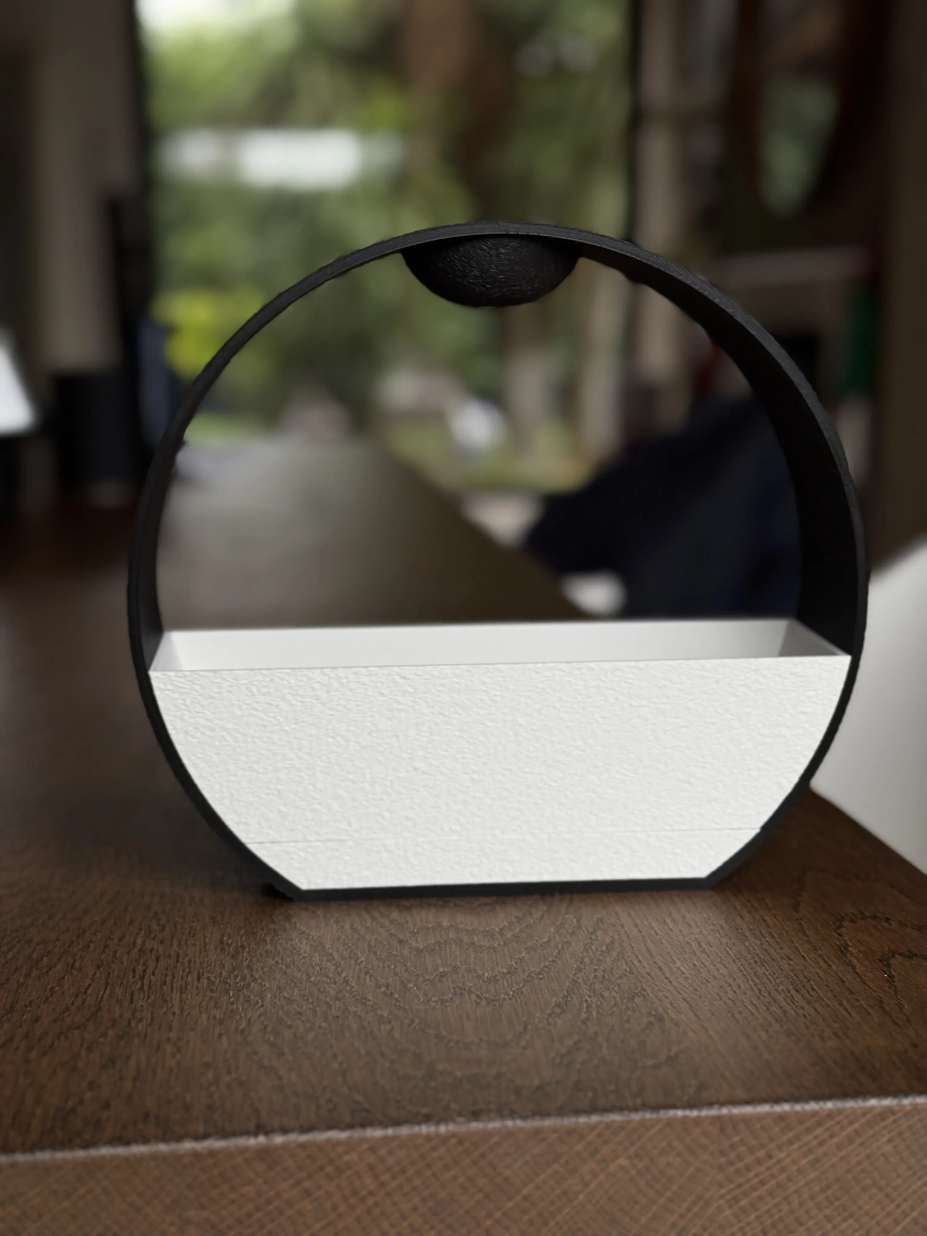 3D Baskı Kendinden Sulamalı Dekoratif Saksı - Otomatik Sulama Sistemli Modern Bitki Saksısı görsel 3