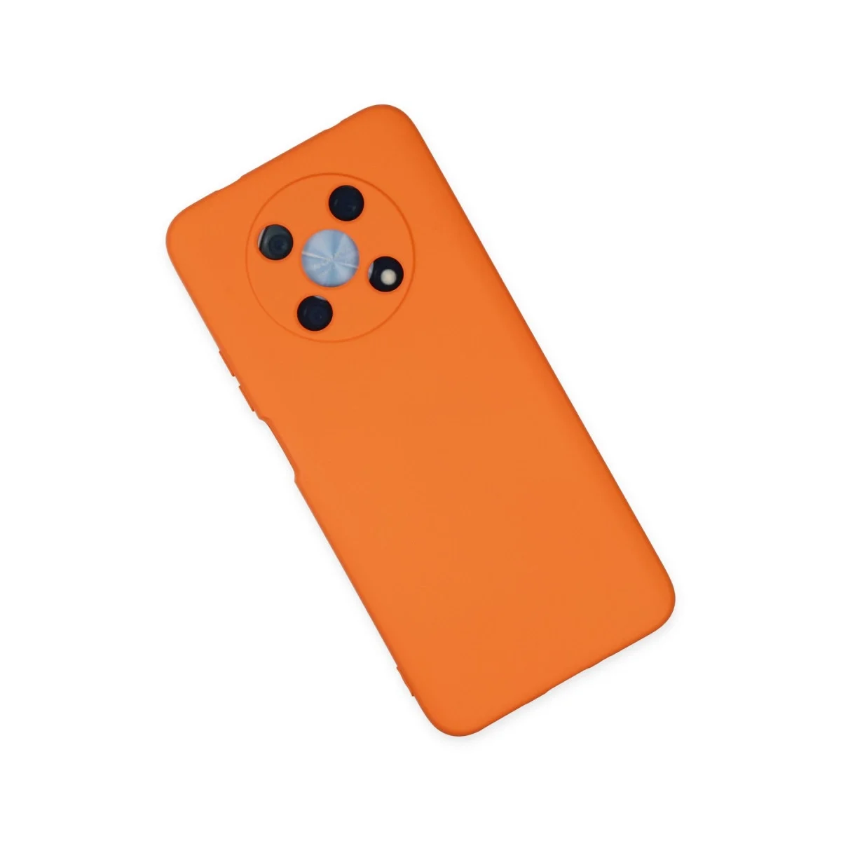 Huawei Nova Y90 Kılıf Nano İçi Kadife Silikon - Turuncu görsel 5