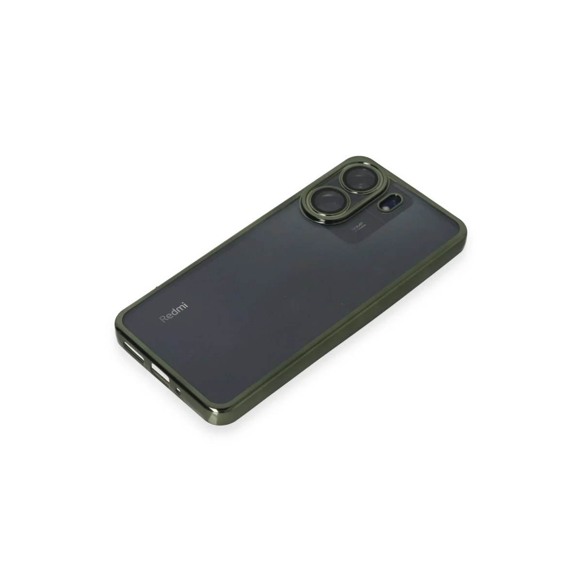 Xiaomi Redmi 13c Kılıf Razer Lensli Silikon - Yeşil görsel 4