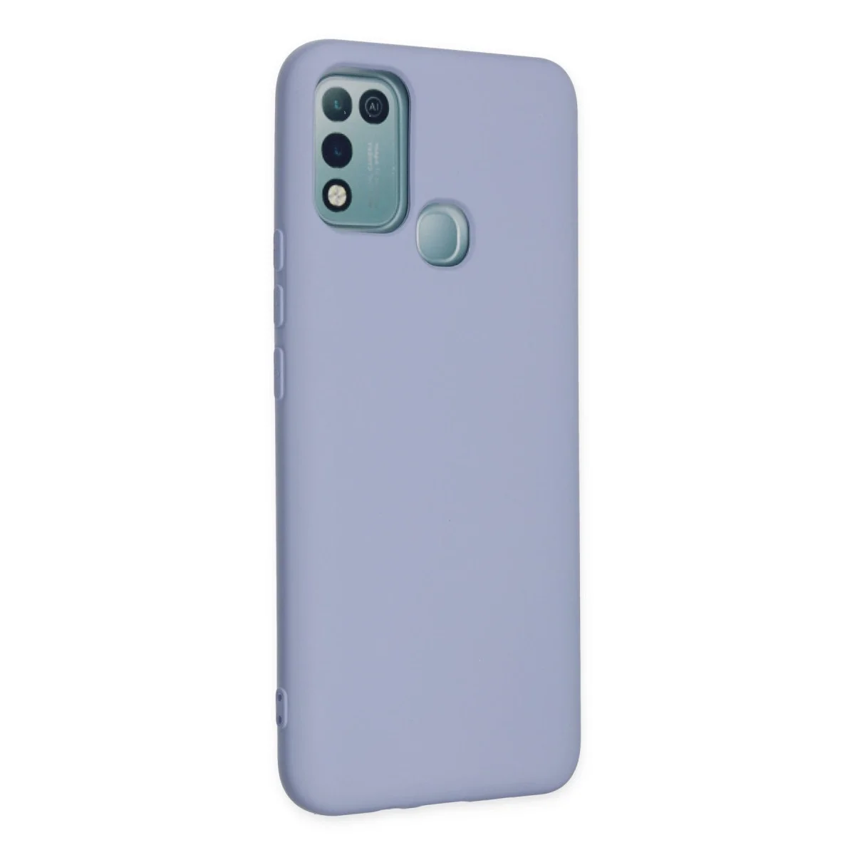 İnfinix Hot 10 Play Kılıf Nano İçi Kadife Silikon - Lila görsel 2