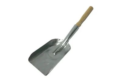Metal Küçük - Dar Galvaniz Kürek Ahşap Saplı