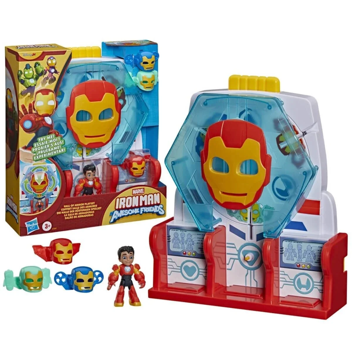 G1261 Iron Man and his Awesome Friends Zırh Salonu Oyun Seti
