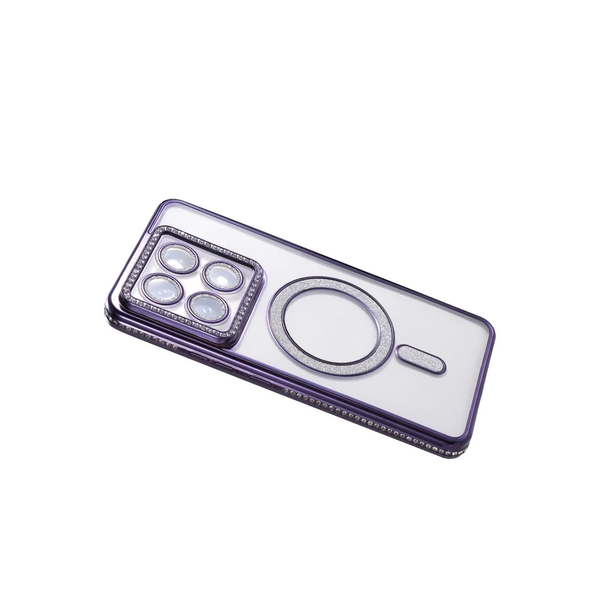 Xiao 14t Pro Joke Simli Magneticsafe Kılıf - Derin Mor görsel 4