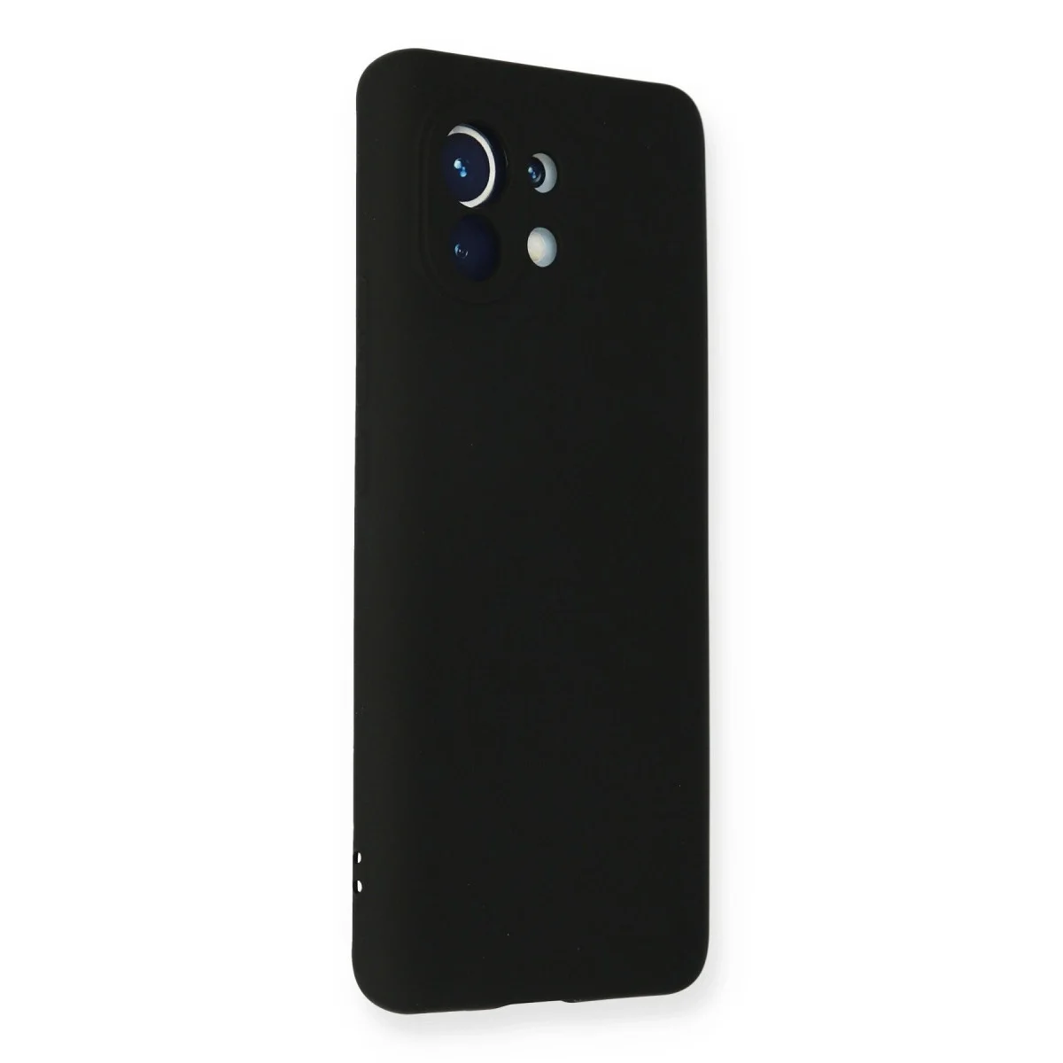 Xiaomi Mi 11 Kılıf Nano İçi Kadife Silikon - Siyah görsel 2