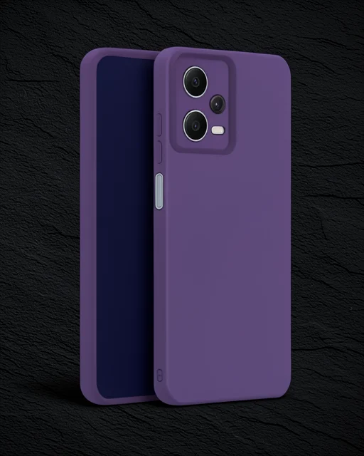 Xiaomi Redmi Note 12 Pro 5g Kılıf Nano İçi Kadife Silikon - Mor