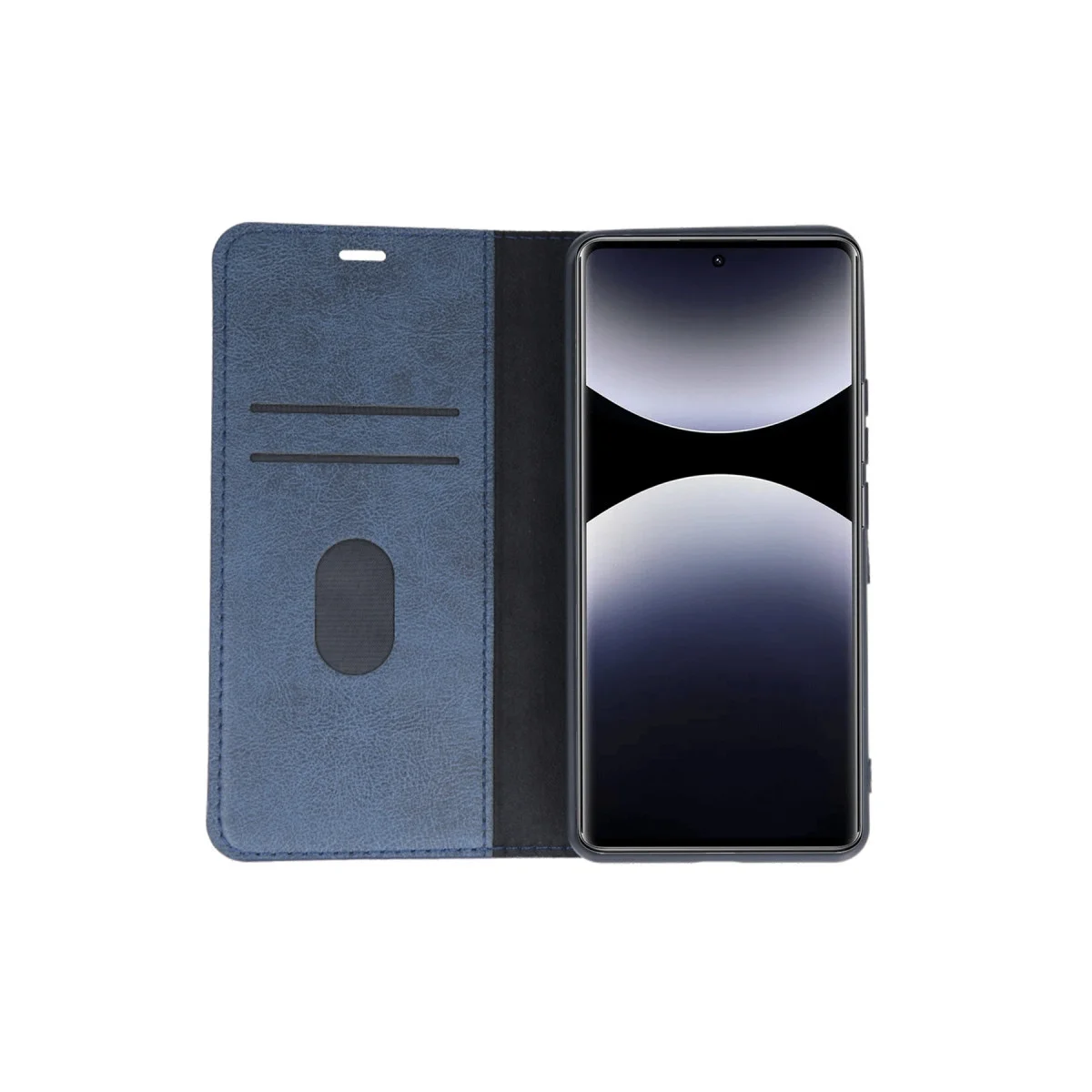 Xiao Red Note 14 Pro 5g Kılıf Trend S Plus Kapaklı Kılıf - Lacivert görsel 4