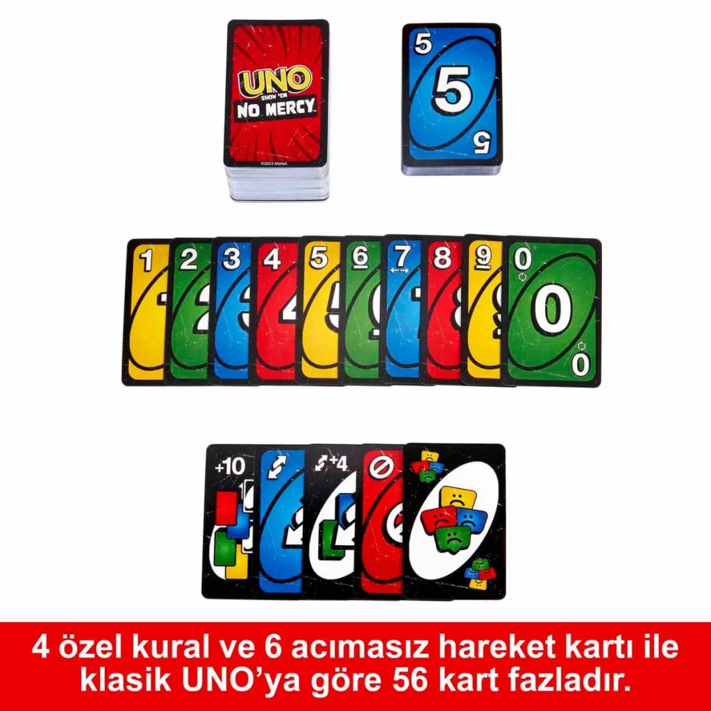 UNO No Mercy Kartlar HWV18 görsel 5