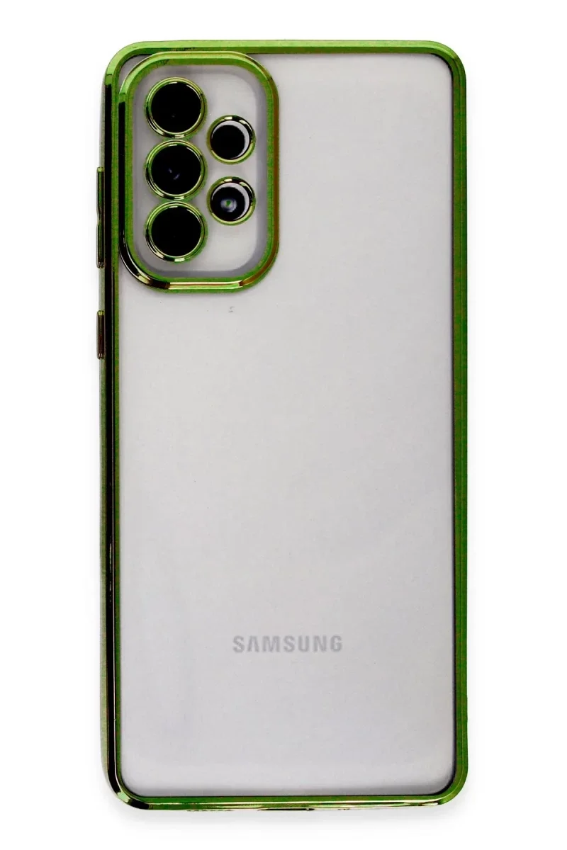 Samsung Galaxy A33 5G Kılıf Razer Lensli Silikon - Yeşil görsel 2