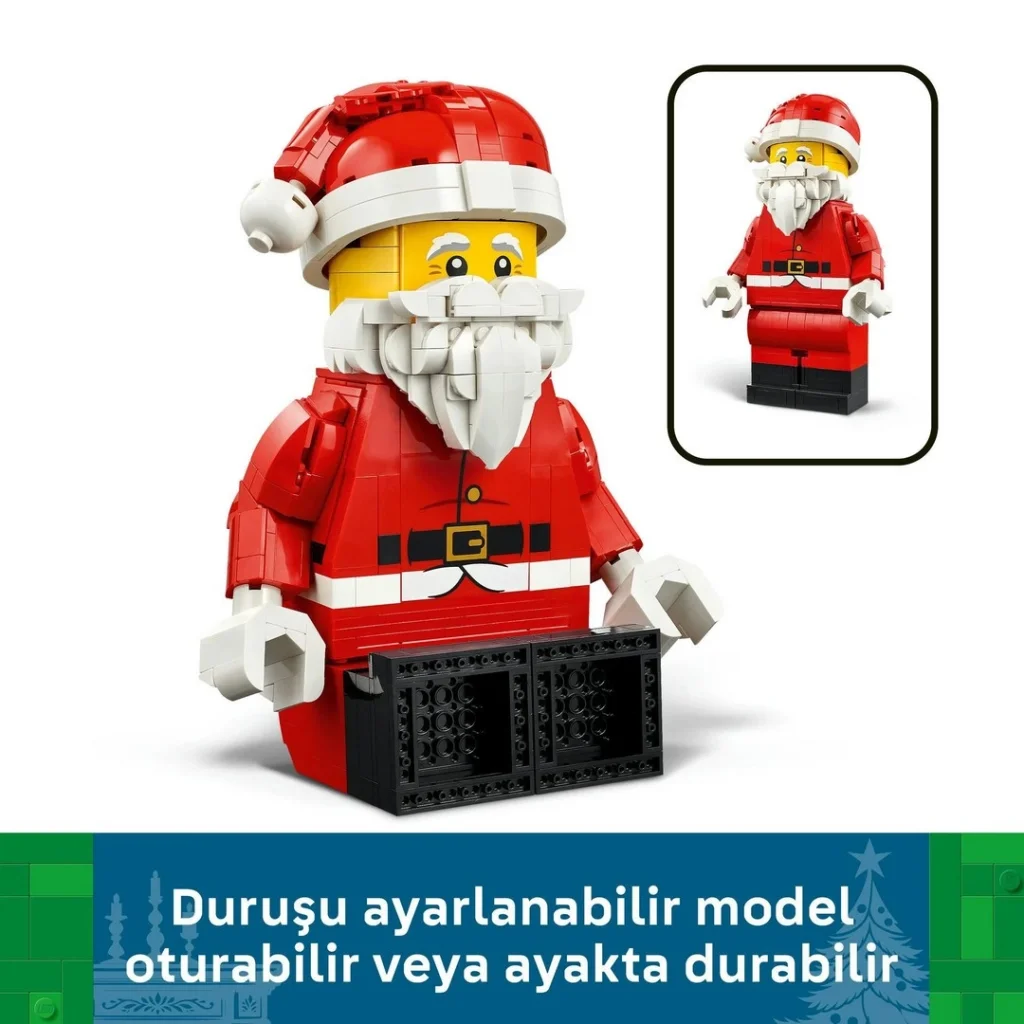 Büyük Boyutlu Noel Baba Minifigürü 40820 görsel 4