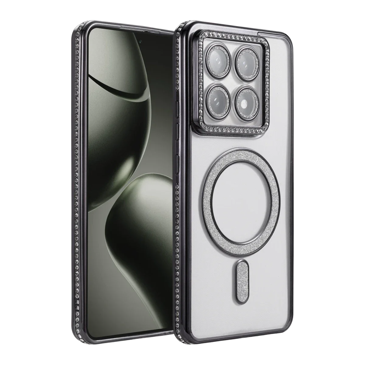 Xiaomi Mi 14T Pro Joke Simli Magneticsafe Kılıf - Siyah