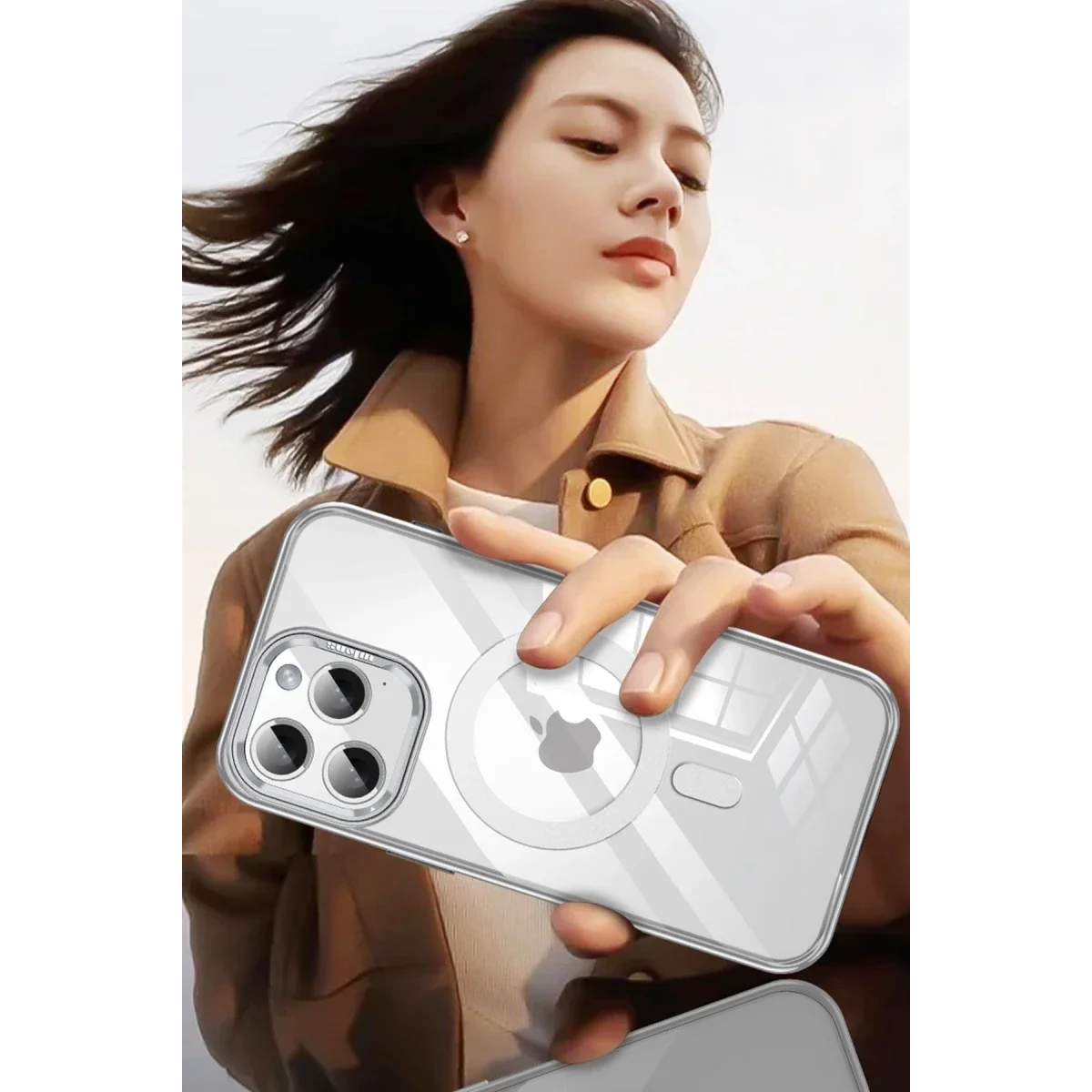 Joko Apple iPhone 14 Pro Drop Magsafe Kapak - Derin Mor görsel 4
