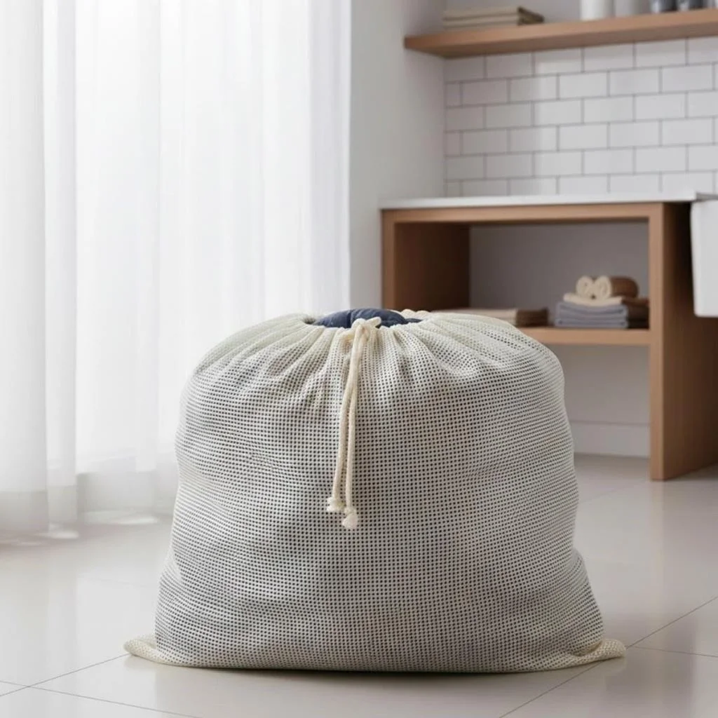 Battal Boy 120x150 cm Mont ve perde Yıkama Filesi–Extra Büyük, Dayanıklı, Nefes Alabilir Çamaşır Koruma Torbası görsel 3