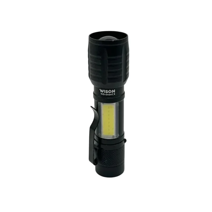 WS-5454 COB LED USB Şarjlı Mini El Feneri görsel 4