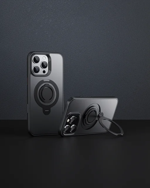 Joko Apple İphone 16 Pro Avatar 360 Dönen Magsafe Kapak - Siyah