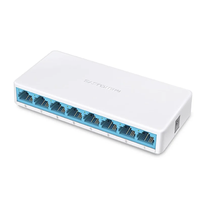 Mercusys MS108 8 Port 10/100 Plastik Kasa Swıtch görsel 2