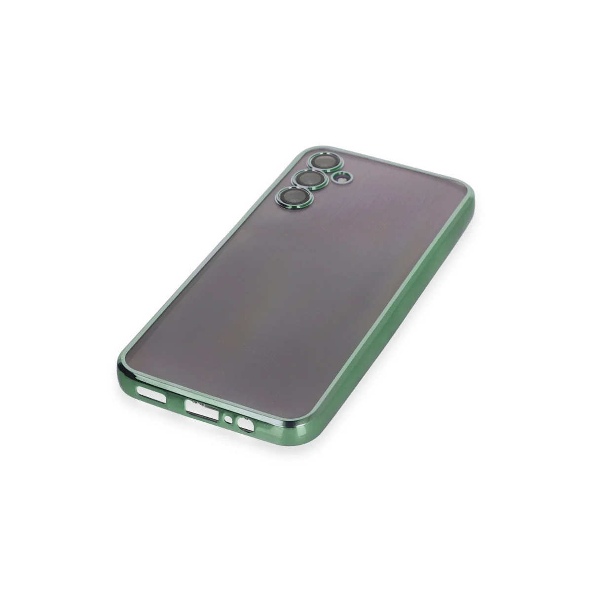 Samsung Galaxy A14 4g Kılıf Razer Lensli Silikon - Yeşil görsel 4