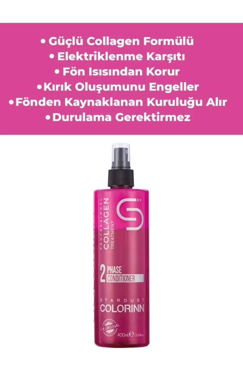 Çift Fazlı Fön Suyu 400 ml Kolajen görsel 2