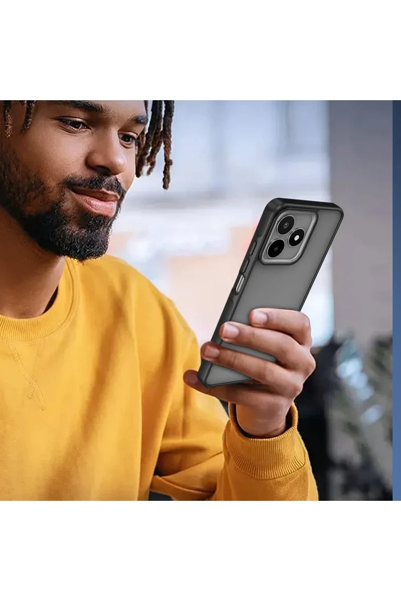 Realme C53 Kılıf Elegant Kapak - Derin Mor görsel 3