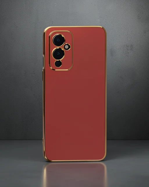 One Plus 9 Kılıf Volet Silikon - Kırmızı