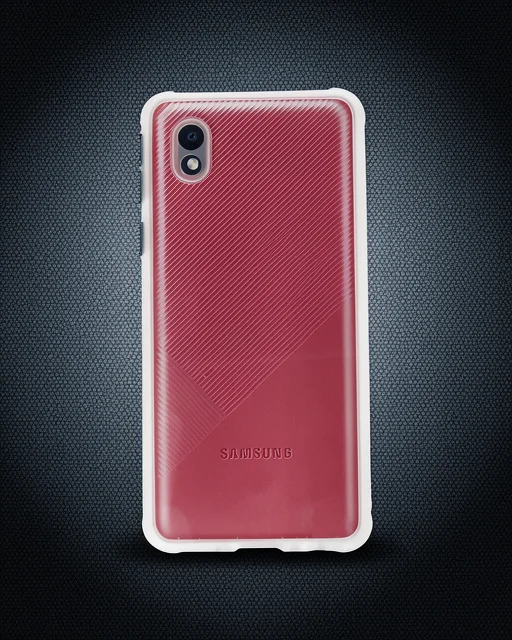 Samsung Galaxy A01 Core Kılıf Miami Şeffaf Silikon - Şeffaf