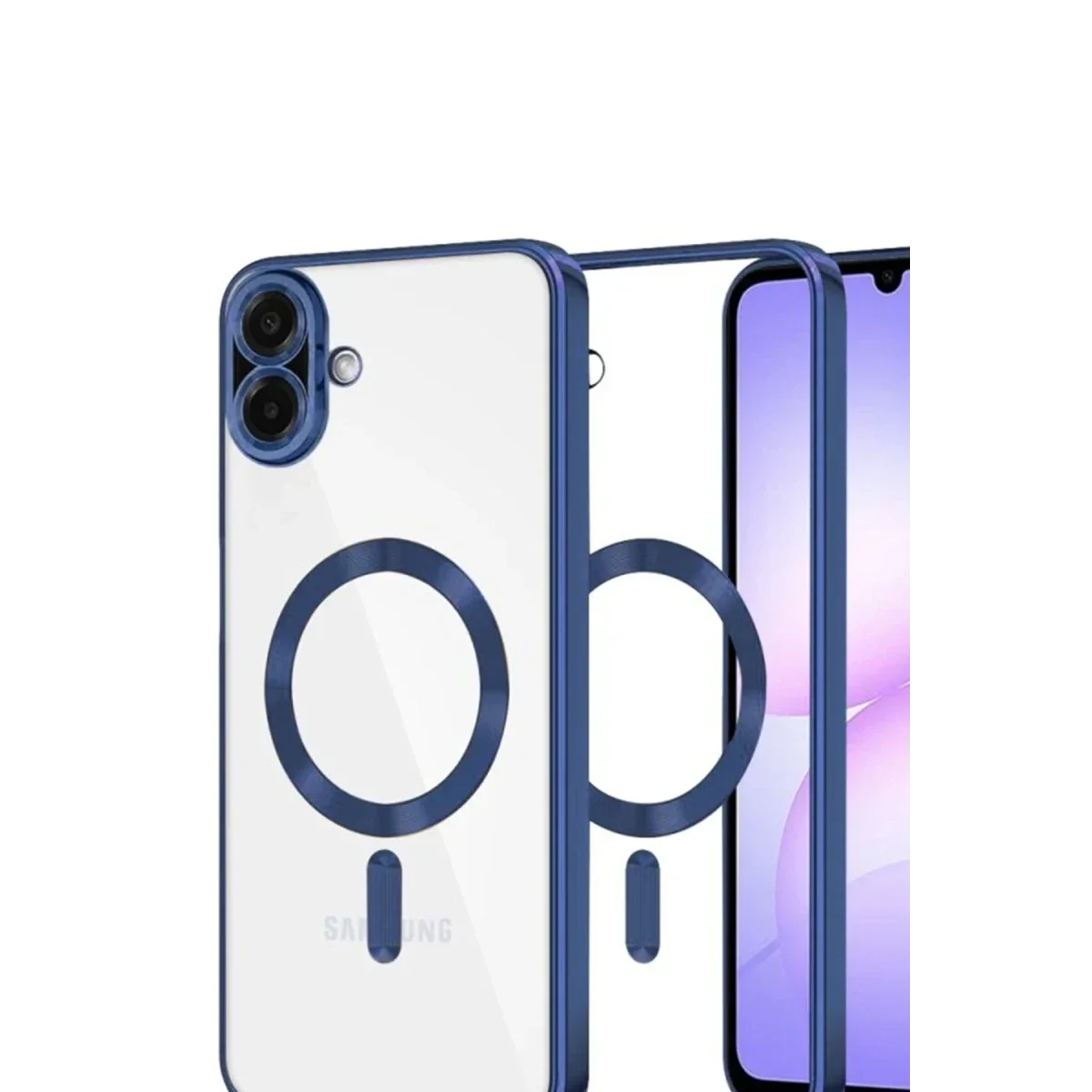 Samsung Galaxy A07 4G Kross Magneticsafe Kapak - Lacivert görsel 2