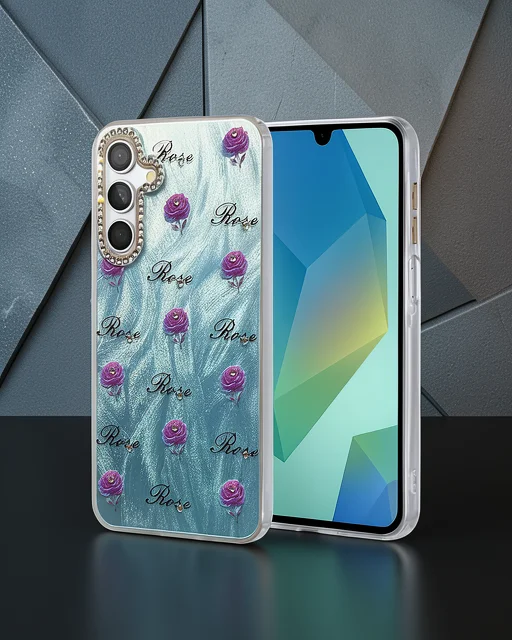 Samsung Galaxy A25 5g Kılıf Blade Aynalı Desenli Kapak - Desen 9
