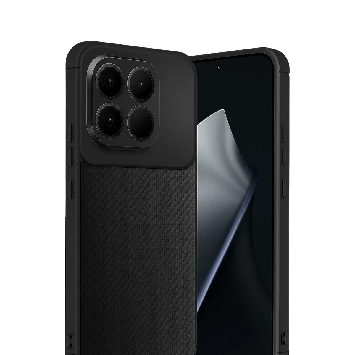 Xiaomi Mi 15T Auto Focus Karbon Kapak - Siyah görsel 2