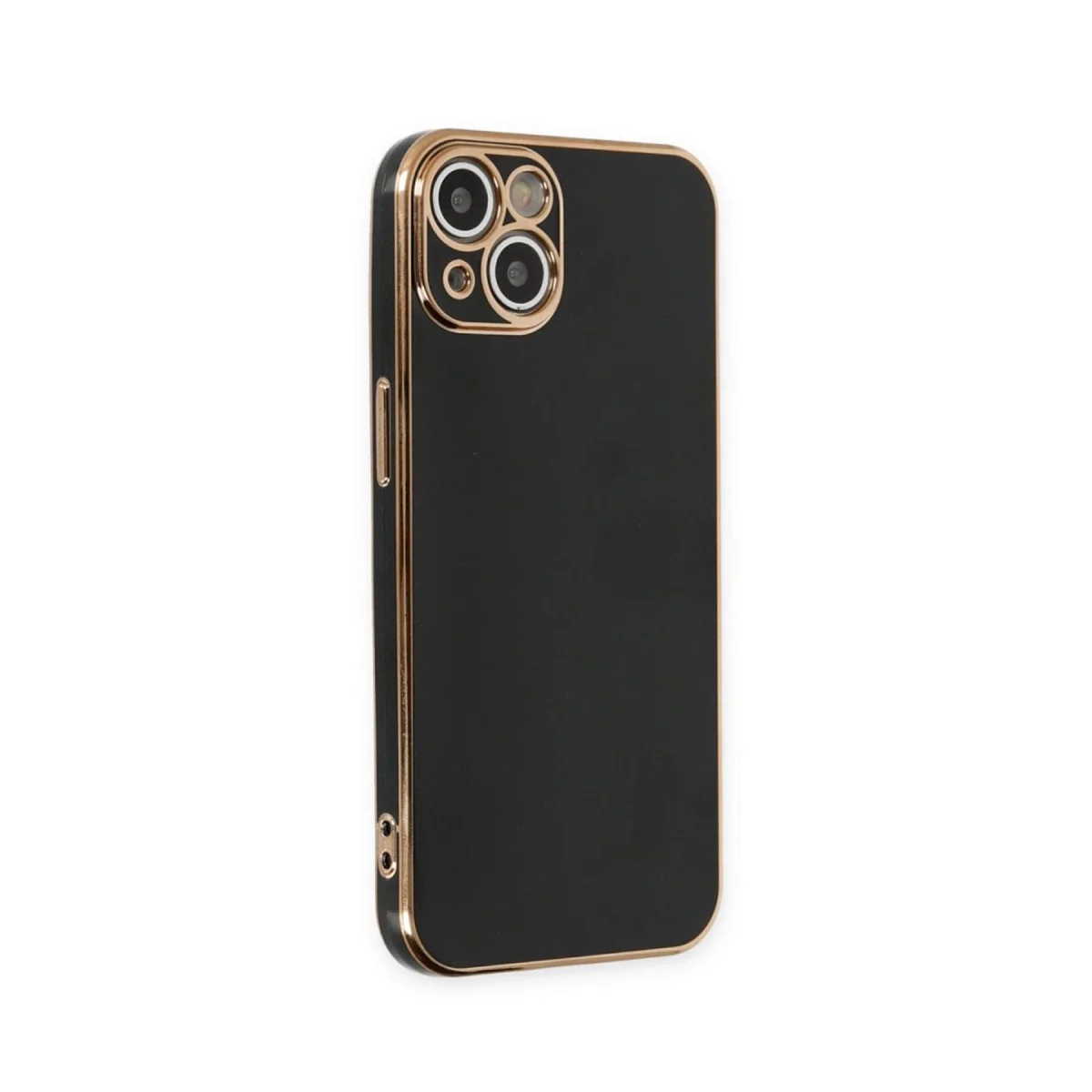 Apple İphone 15 Kılıf Volet Silikon - Siyah görsel 2