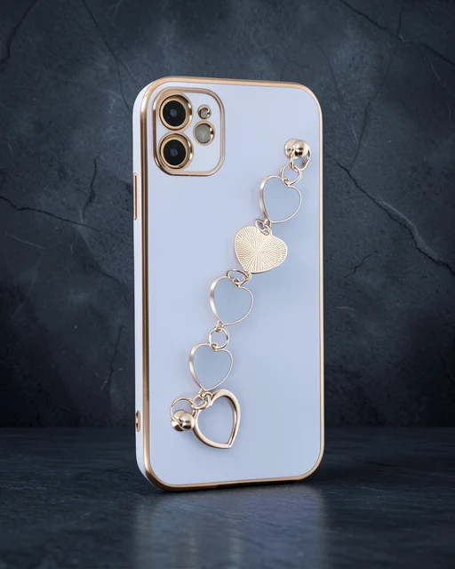 Apple İphone 12 Kılıf Esila Silikon - Lila
