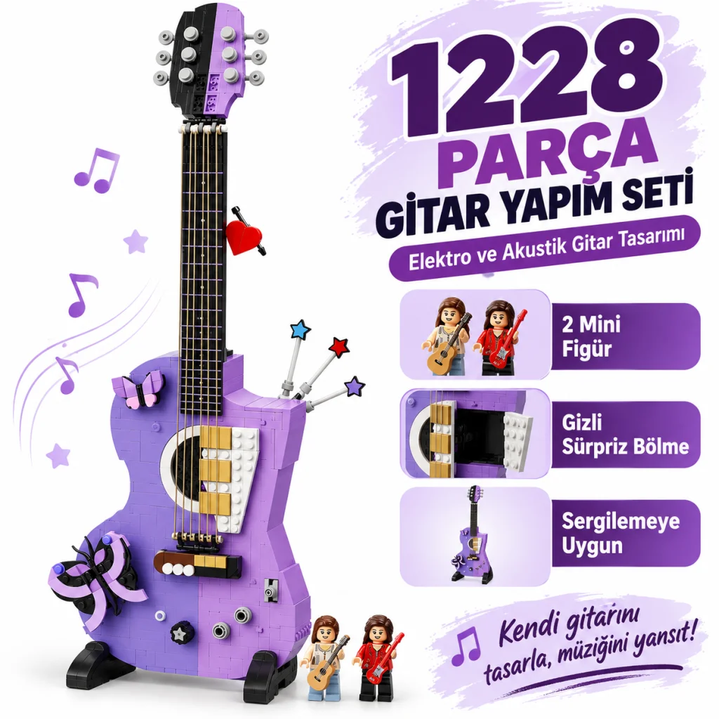 Editions Olivia Rodrigo’nun İki Renkli Gitarı 43031 görsel 2
