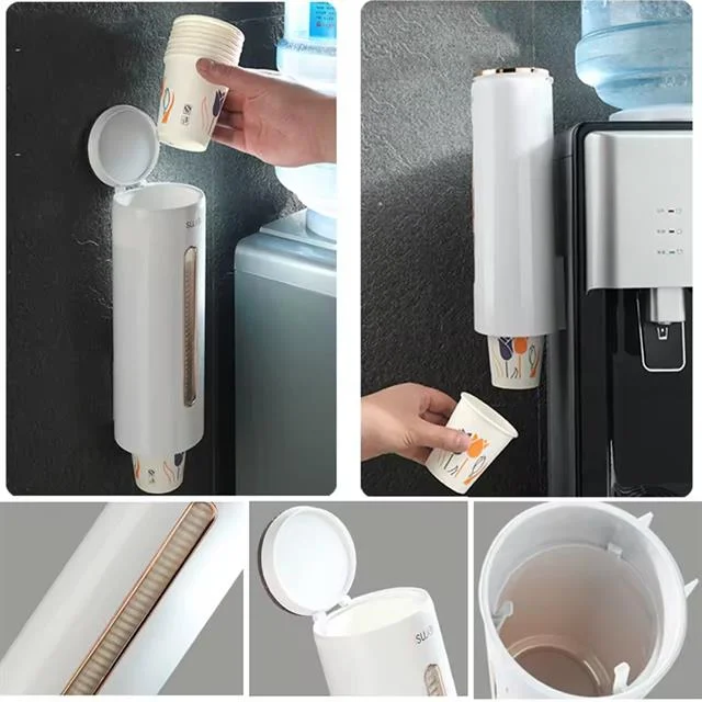 SN-27106 Kendinden Yapışkanlı Plastik - Karton Bardak Dispenseri görsel 3