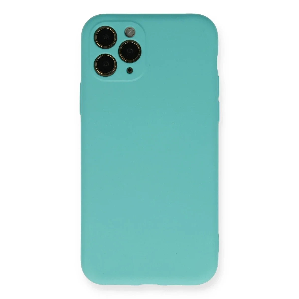 Apple iPhone 11 Pro Kılıf Nano içi Kadife Silikon - Turkuaz