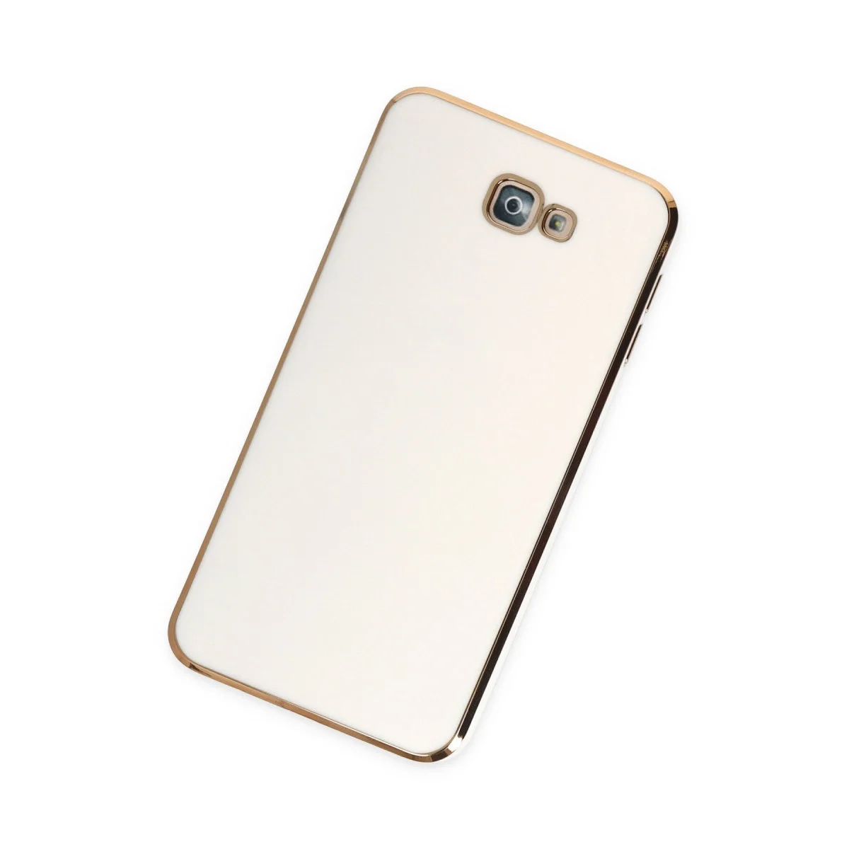 Samsung Galaxy J7 Prime Kılıf Volet Silikon - Beyaz görsel 3