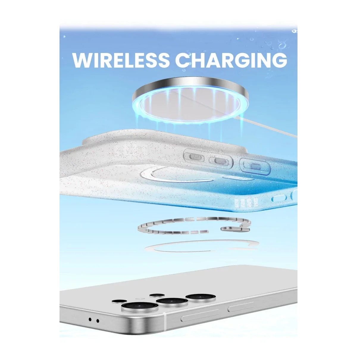 Samsung Galaxy S25 Ultra Pummel Shiny Magsafe Kapak - Pembe görsel 4