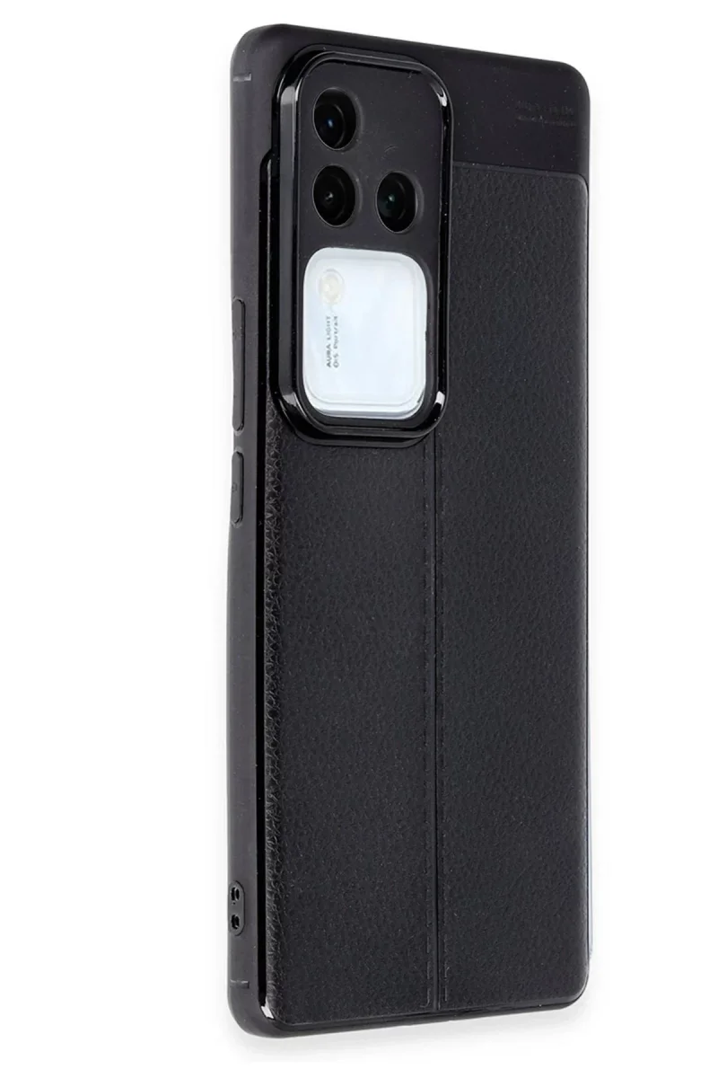 Vivo V30 5G Kılıf Auto Focus Kapak - Siyah görsel 3