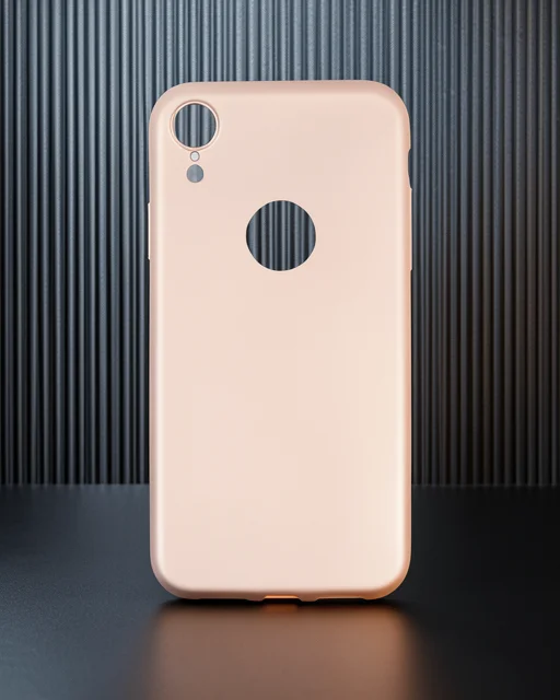 Apple İphone Xr Kılıf First Silikon - Rose Gold
