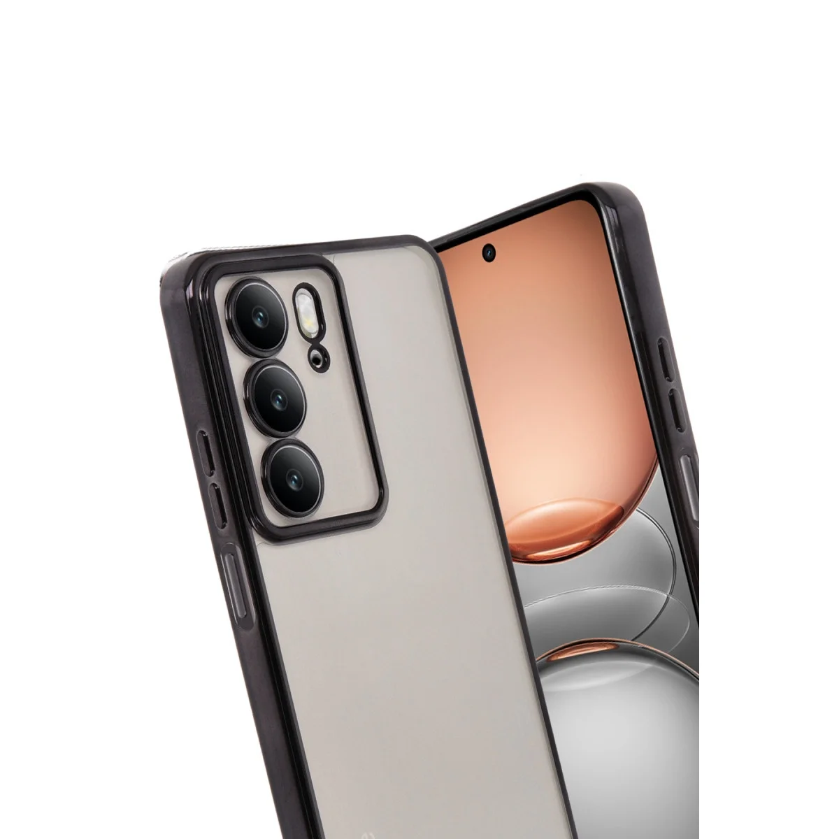 Realme C75 4g Kılıf Razer Lensli Silikon - Siyah görsel 3