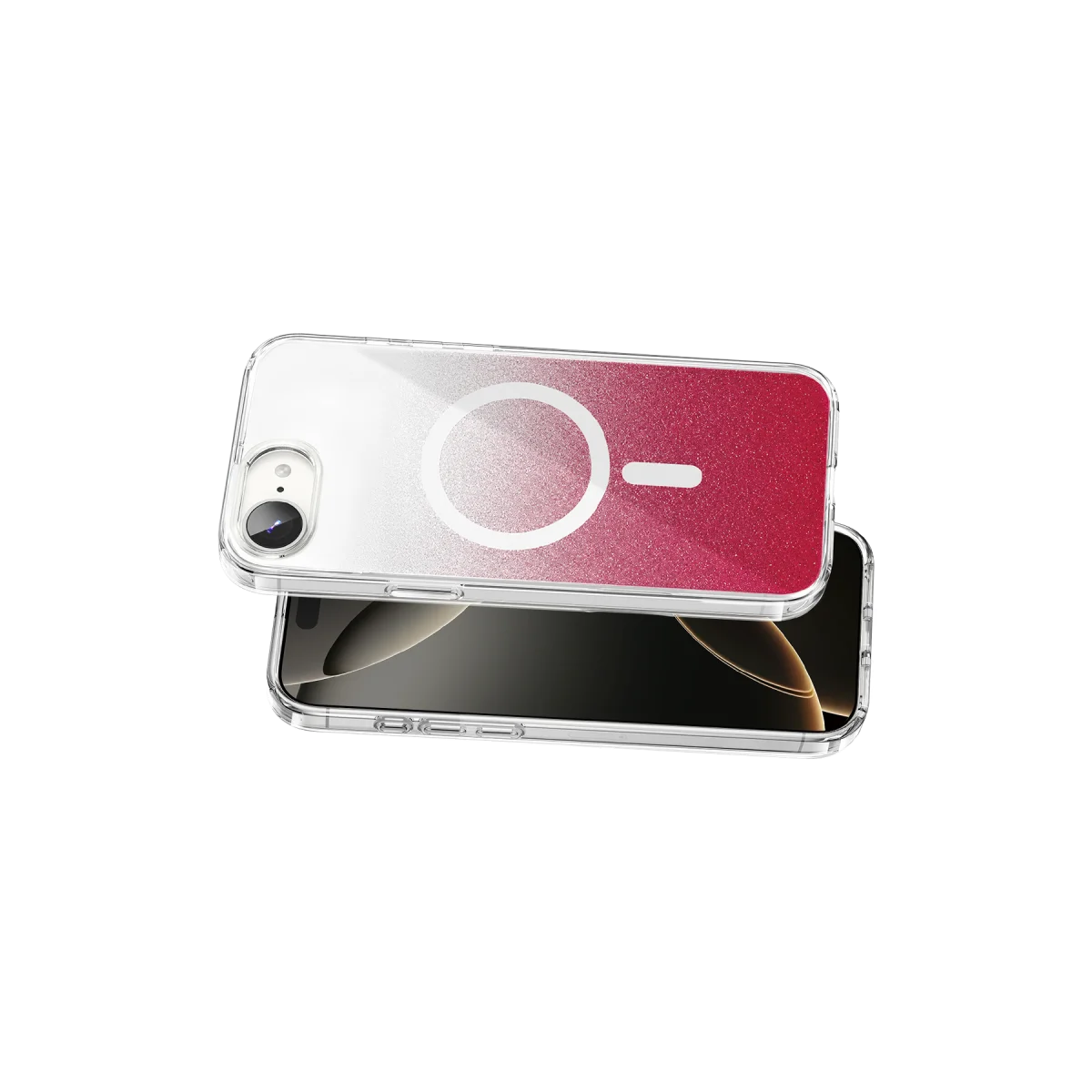 Onegif Apple iPhone 17E Sora Simli Magsafe Kapak - Kırmızı görsel 3